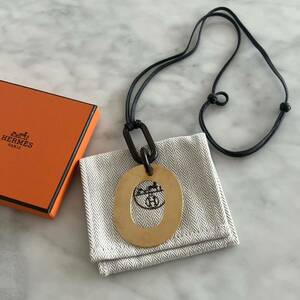 HERMES エルメス ネックレス　バッファローホーン