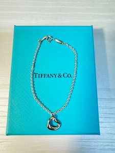 3988-01★美品 箱付き♪／Tiffany&Co.／ティファニー　オープンハート／ブレスレット シルバー/925刻印★