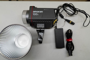 【中古品】Amaran AL-100X COB Ledビデオライト　バイカラー 100W、34300Lux @ 1M、CRI96＋、TLCI97＋、Bowensマウント