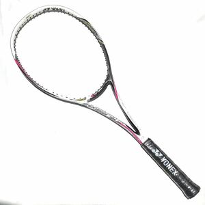 【1円スタート】★新品☆ラケット★ ソフトテニス YONEX ヨネックス アイネクステージ50V [INX50V] UL-1 ブラック×マゼンダ ケース付き