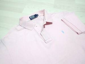 ☆Polo by Ralph Lauren　☆ラルフローレン　☆㈱ナイガイ　☆鹿の子　☆半袖ポロシャツ　☆ピンク　☆メンズ　☆大寸　☆LL