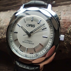 ●希少！●オリス■ORIS 手巻き機械式1980年代ヴィンテージメンズ腕時計アンティーク即納　男性人気ブランド0421a