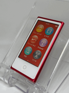 【新品バッテリー交換済み nanoシリーズ最終モデル】 Apple iPod nano 第7世代 16GB (PRODUCT) RED レッド 【生産終了品 1円スタート】