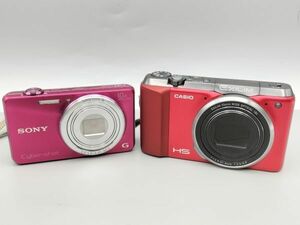 S31 ジャンク品 1円～ ソニー サイバーショット DSC-WX170 / カシオ エクシリム EX－ZR800 デジカメ コンパクトデジタルカメラ ２点セット