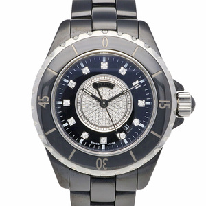 シャネル J12 腕時計 時計 ステンレススチール クオーツ ユニセックス 1年保証 CHANEL 中古