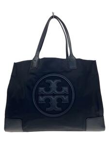 TORY BURCH◆トートバッグ/ナイロン/BLK/10008684