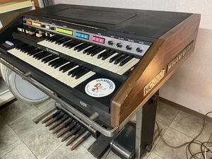 70s hammond HC200 Leslie822 vintage organ B3 ハモンド　ビンテージ　オルガン　ヴィンテージ　レスリー822 付属　70年代製　古い　太い