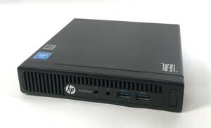 K60119204 HP ProDesk 400 G2 MINI/G3900T/4GBメモリ/500GB HDD/AC付き 1点【通電OK、本体のみ、複数出品】