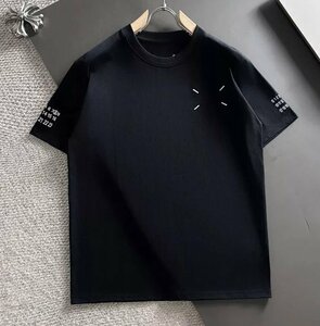 Maison Margiela メゾン マルジェラ トップス Tシャツ メンズ レディース シンプル ブラック L