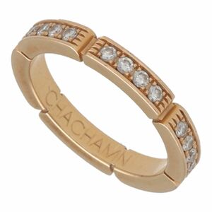【中古】 Cartier カルティエ マイヨン パンテール ウェディング リング 46 K18PG ダイヤモンド 指輪 22020709 RS