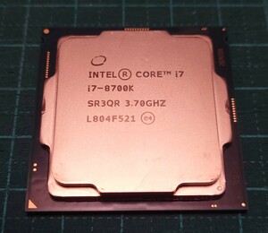 【intel】 Core i7-8700K 3.7GHz　CPU　ジャンク品