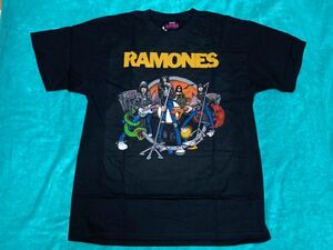 RAMONES ラモーンズ Tシャツ L バンドT ロックT Rocket to Russia Road to Ruin End of the Century