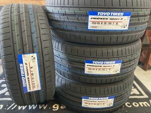 ◆神奈川県座間市より 新品! 即納 4本Set 255/45R20 255/45-20 TOYOプロクセススポーツ2 PS2 メルセデス ベンツ EQC GLC クーペ タイヤ