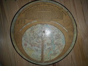 アンティーク、天球図、天文、星座早見盤、、星図、星座図絵1871年『米ホワイトオール星座早見盤』Star map, Planisphere, Celestial atlas