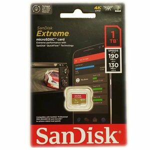送料無料 SanDisk マイクロSDXC 1TB 190MB/s Extreme SDSQXAV-1T00-GN6MN