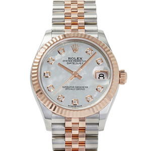 ロレックス ROLEX デイトジャスト 31 278271NG ホワイト文字盤 新品 腕時計 男女兼用
