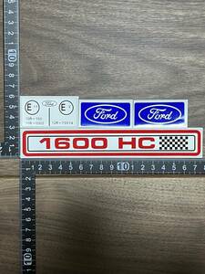 Ford 1600HC フォード セット ステッカー デカール ＊送料185円＜クリックポスト＞＊