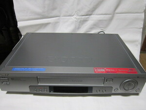 SONY VHS Hi-Fiビデオカセットレコーダー SLV-R100（リモコン・AVケーブル）　動作中古品