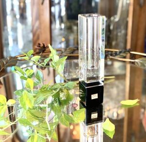 NARUMI ナルミ オプティカルガラス フラワーベース 花瓶 一輪挿し 箱付 エレガント シンプル ガラス スタイリッシュ