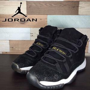 NIKE AIR JORDAN 11 RETRO GG PRM ナイキ エアジョーダン 11 レトロ プレミアム ブラック 22.5cm U05902 852625-080