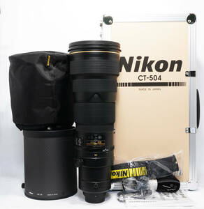 動作保証 ニコン AF-S NIKKOR 500mm F4G ED VR ケース付き 良品 通常送料無料