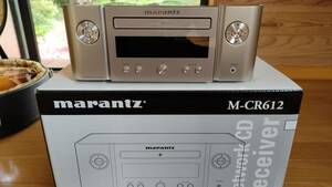 マランツ Marantz M-CR612 CDレシーバー M-CR612/FN 美中古 シルバーゴールド