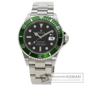 ROLEX ロレックス 16610LV サブマリーナ デイト 腕時計 ステンレススチール SS メンズ 中古