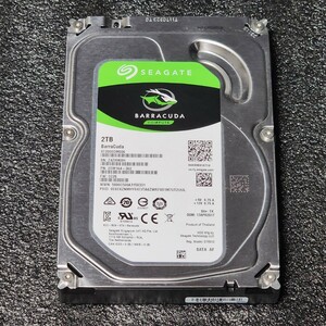 【送料無料】SEAGATE BARRACUDA ST2000DM006-2DM164 2TB 3.5インチ内蔵HDD 2017年製 フォーマット済み 正常品 PCパーツ 動作確認済