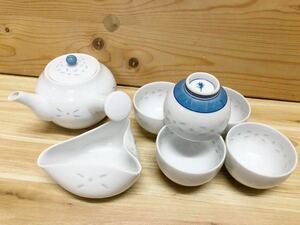 ◆新品◆有田焼/ホタル/雅幸窯/煎茶器揃◆急須/茶器/煎茶道具◆割烹/懐石/料亭/旅館◆未使用/当店在庫品/値下げ/商品説明をご覧下さい◆