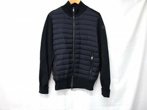 ◆ MONCLER / モンクレール MAGLIA TRICOT CARDIGAN ニット切替 ダウンジャケット サイズ：S ルーマニア製 141021