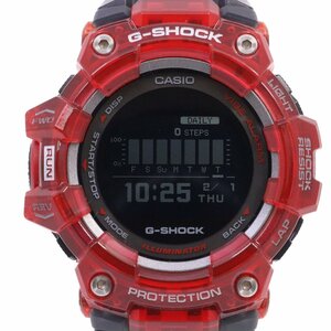 【美品】カシオ G-SHOCK G-SQUAD Bluetooth スマートフォンリンクモデル メンズ 腕時計 レッド×ブラック GBD-100SM-4A1JF【いおき質店】