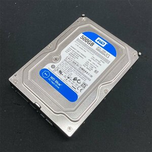 状態正常 3.5インチ 500GB 7200rpm 1個 SATA接続 ★ WesternDigital WD5000AZLX 電源投入回数 4022回 使用時間 7269時間 #6-166