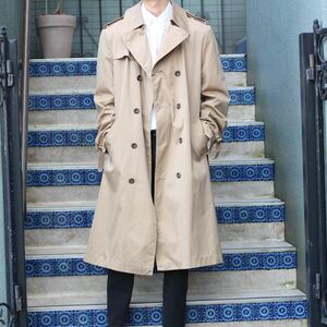 USA VINTAGE Sears BELTED LONG TRENCH COAT WITH WOOL LINER/アメリカ古着シアーズベルテッドロングトレンチコート