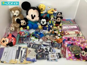 【同梱不可・現状】ディズニー グッズおまとめ ミッキー ダッフィー他 ぬいぐるみ アクキー タオル ポーチ 他