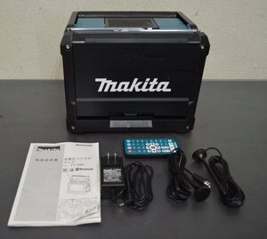 makita マキタ 充電式ラジオ付テレビ TV100 現場用 ラジオ付 テレビ リモコン アダプタ付　若干のスレあります。 動作確認済