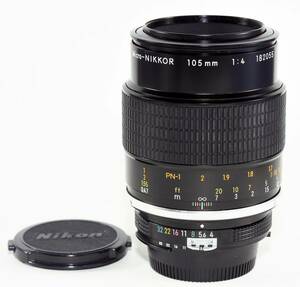 美品　Nikon Ai Micro-NIKKOR 105mm f4 マニアルフォーカス ポートレート撮影で楽しめます　デジカメでフルサイズの高級レンズ