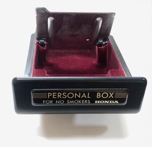 EF シビック パーソナルボックス ホンダ グランド シビック Si EF 純正 オプション 08366-SH300 PERSONAL BOX No Smoking HONDA USDM JDM