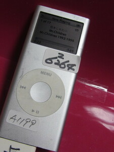 ジャンク iPod nano 2GB a1219 銀　再生ok　2-6264