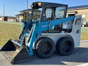 ジョブサン　トヨタ5SDKL6除雪機　TOYOTA ディーゼル スキッドステアローダー　富山県射水市小島株式会社北陸農機貿易から使用時間153.8H