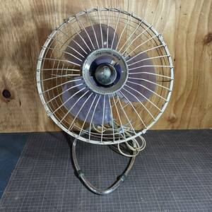 【A9491P041】昭和レトロ 扇風機 FUJI AC ELECTRIC FAN TYPE FDZ 2565F 富士電機　レトロポップ アンティーク 当時物 家電　コレクション