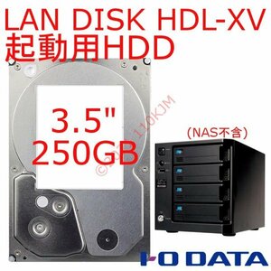 動作品 3.5" 250GB HDD HDL-XV用 アイ・オー・データ NAS