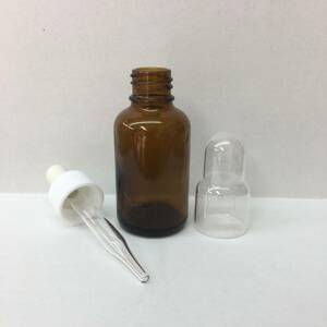 ★送料込み★ 特価 10本セット ミキシングボトル 遮光瓶 茶色 スポイト 容器 30ml アロマ エッセンシャルオイル（精油）キャリアオイル