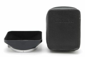 #1059◆送料無料◆KONICA コニカ AR 24mm / 28mm レンズ用 内径57mm カブセ式 角型メタルフード