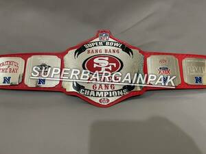 海外　限定品　送料込み　SF 49ers Championshipプロレス　チャンピオン　優勝　ベルト　高品質　レプリカ 2