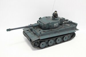 マルイ RC BATTLE TANK 1/24 TIGER 重戦車 バトルタンク タイガー ラジコン コントローラーなし 現状品 4-G066/1/100