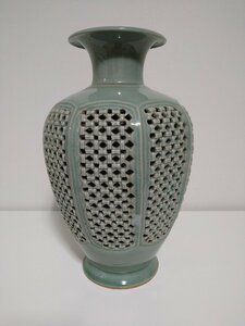 ■花瓶（星岩）壺　陶芸　骨董品　箱なし