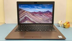 中古ノートパソコン★Windows10★VAIO Core i5-7200U/@2.71GHz/8GB/M.2 128GB/11インチ以上★