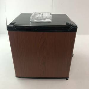 アイリスオーヤマ 冷蔵庫 46L 1ドア PRC-B051D-M ダークウッド 2022年製【中古品】