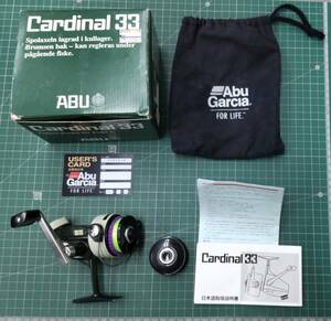 『ABU カーディナル33』 Cardinal/中古品/箱付き●3627