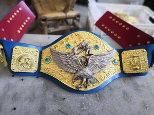 海外 送料込み 　高品質　FanduBelts Imperfect WWWF　プロレス　レスリング　チャンピオンベルト　 レプリカ